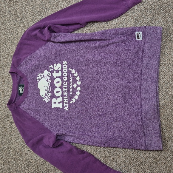 Roots Womens Crew Neck Sweater Size M EUC - Picture 1 of 7
